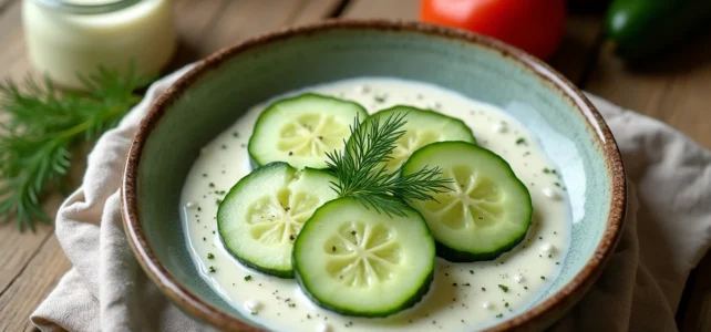 Comment le concombre à la crème est devenu un classique de la cuisine française Comment le concombre à la crème est devenu un classique de la cuisine française
